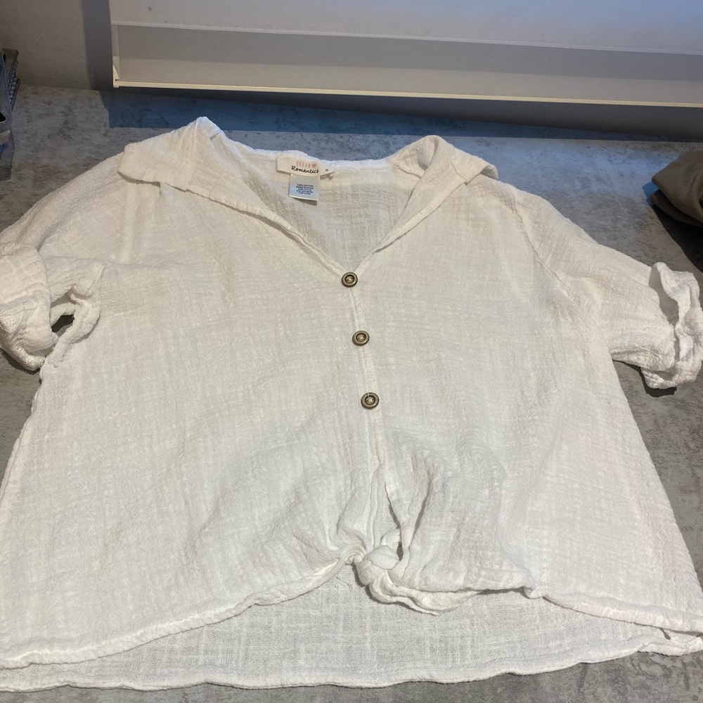 White button up